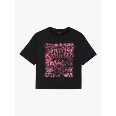 Roxy Daisyloose Season T-shirt Met Korte Mouwen Zwart 10 Years Meisje