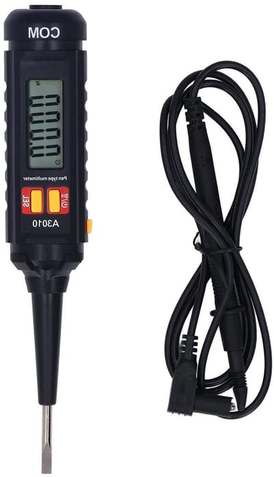 Digitale Multimeter - Spanningszoeker Pen - Elektra Controleren - Contactloze Detectie - 19 cm Pakket - Zwart