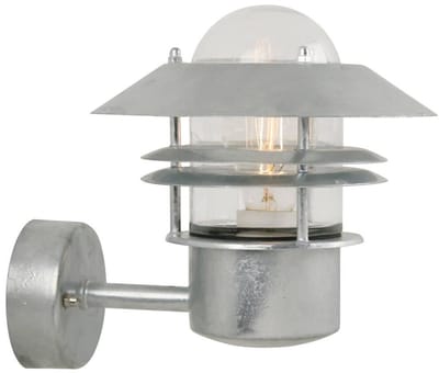 Nordlux Blokhus-wandlamp-Up-E27-gegalvaniseerd