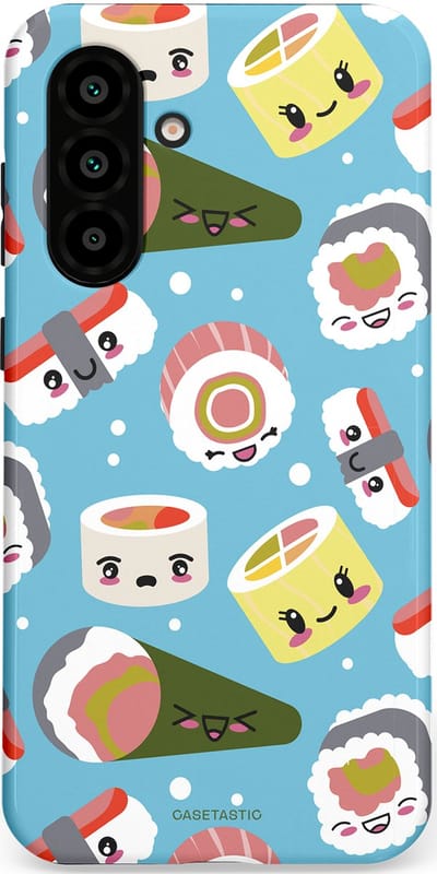 Casetastic Hoesje Geschikt voor Samsung A56 / A36 - Stijlvolle Beschermende Duo-layer Case - Sushi mania