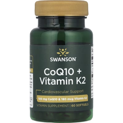 CoQ10 + Vitamine K2, 60 Zachte Capsules