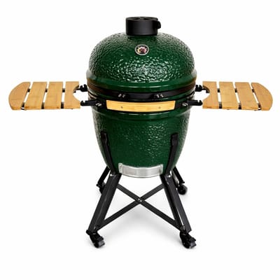 Kamado 21 Inch Large BBQ – Keramische Barbecue Groen – Multi Level Cooking System – 46 cm Grill – Compleet Pakket