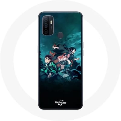Oppo A53 Demon Slayer Anime-hoesje