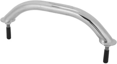 Dailygoods- Boothandgreep 10 Inch - Roestvrij Stalen Leuning - Maritieme Kwaliteit - Gepolijst Oppervlak - Veelzijdige Montageopties - Verbeterde Stabiliteit - Bootleuning