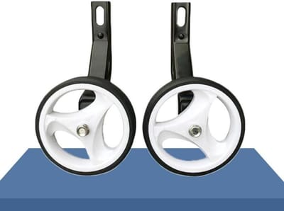 Fiets Steunwielen - Oefenwielen Kinderfiets - Kinderen Leren Fietsen - Verdikte Stalen Beugel - 12-20 inch - Zwart