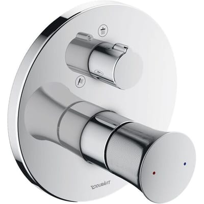 Duravit White Tulip single lever shower mixer with diverter valve WT4210012010