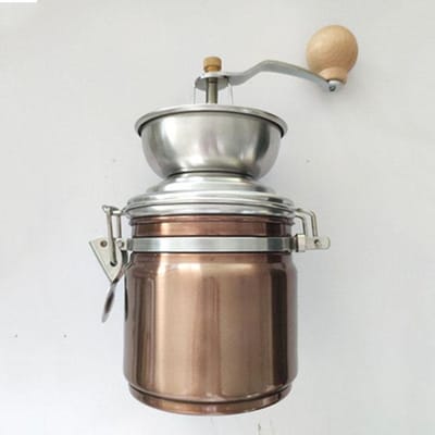 Roestvrijstalen Handmatige Koffiemolen Kruidenmolen Handgereedschap Koffieboon Maal Molinillo Machine Koffieboon Molen Keukengereedschap gray