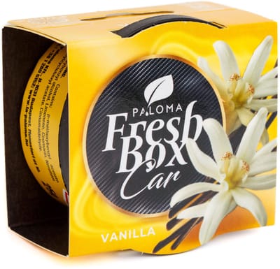 Auto Luchtverfrisser voor Bekerhouder - Paloma Fresh box - Vanille - 25 g 1 Stuks [P20231]