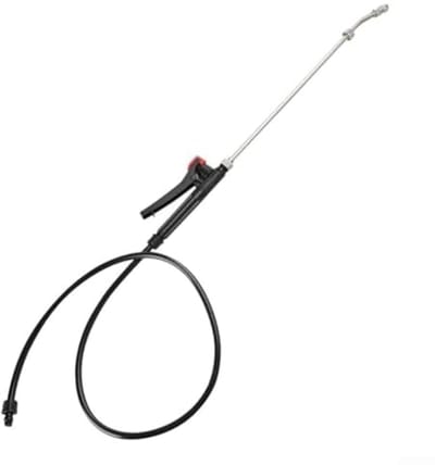 29 inch roestvrijstalen sproeier met verstelbare spuitmond en slang voor tuin en autowassen