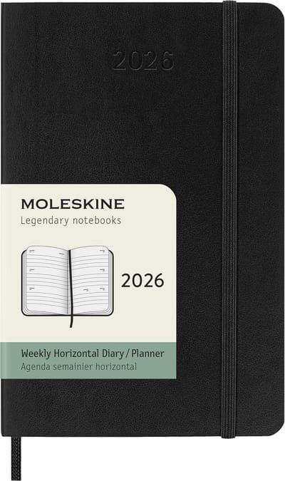 Weekplanner 2026 Pocket A6 - 12 Maanden - Gelinieerd - Softcover