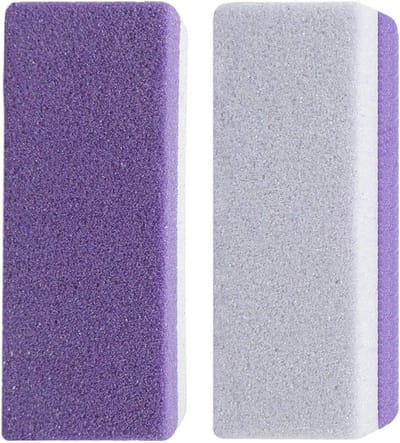 Natuurlijke Puimsteen - Voetsteen Lava - Voetverzorging Pedicure - Dubbelzijdig Gebruik - 13 x 5 x 2.5 cm