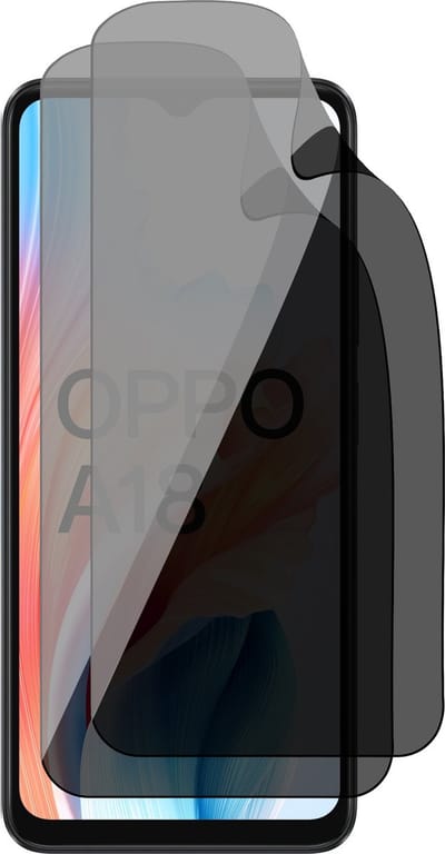 Privacy Screenprotector geschikt voor Oppo A18 - 2x FlexGuard Screen Protector
