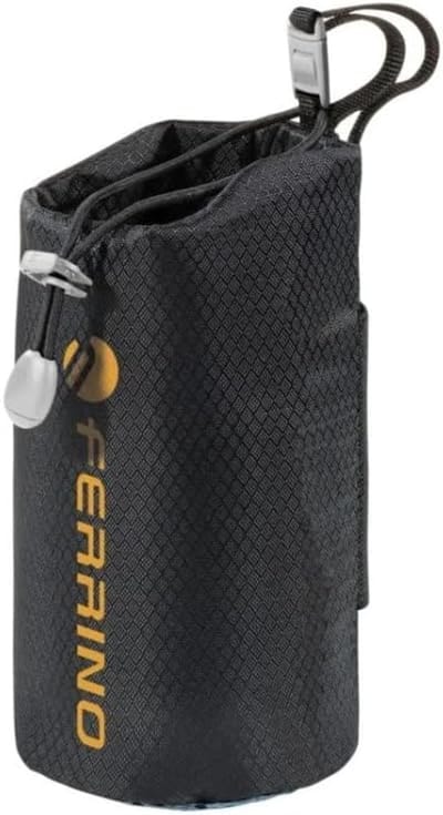 Fleshouder Rugzak - Fles Case - Sport Outdoor - Nylon Materiaal - 15x8x15 cm - Zwart