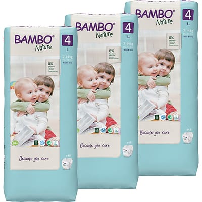 Bambo Nature Luiers Maat 4 Voordeelverpakking 144 stuks