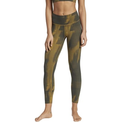 Adidas Performance All Me Graphic 7/8 Tights Preloved Bronze Maat: M | Sportaccessoires Outlet | Dames
