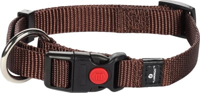 Flamingo Hondenhalsband Asp - 30/45 cm - s: 15 mm - Bruin