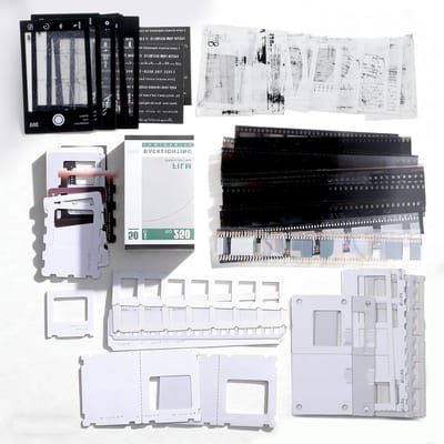 94 Stuks Filmstrips en Vintage Scrapbooking-Stickers voor Creatief Journaling en DIY Kunsthandwerk