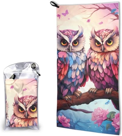 Microvezel Handdoek - Sneldrogende Handdoek - Sport en Reizen - Compact Opvouwbaar - 80 x 40 cm - Meerkleurig