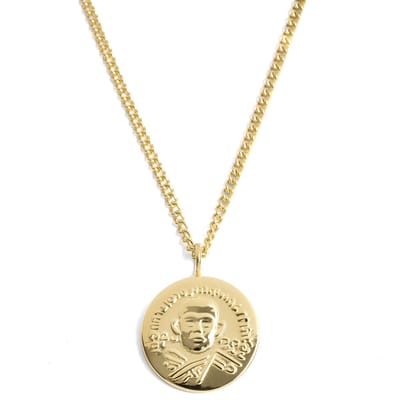 Goudkleurige Hindoestaanse Stalen Iconic Ketting