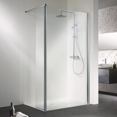 HSK Walk In Easy front element 90 cm w. swivel side panel - right