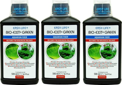 Aquariumplanten - Easy Life bio exit green - 500 ml - 3 stuks - voordeelverpakking