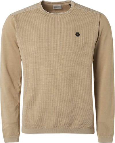 No Excess Trui Beige - Maat XL - Heren - Pullovers