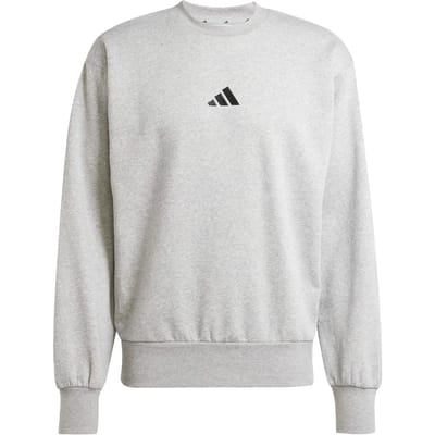 Adidas Sportswear Essentials Feelcozy Fleece Sweatshirt - Heren - Grijs