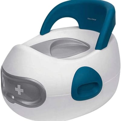 Kinder Toilet Stoel - Potty Chair Kinderen - Zindelijkheidstraining Baby - Anti-slip Patroon - 37x32x30 cm - Blauw