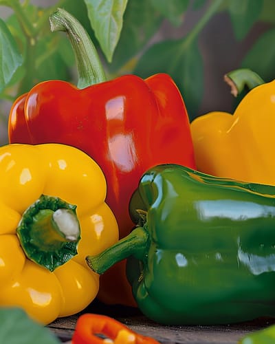 2 sets - Paprika Mengeling Zaden Capsicum Annuum Drie Kleuren Mix