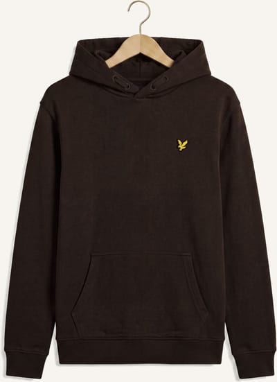 Lyle & Scott Pullover Hoodie Truien & Vesten Jongens - Sweater - Hoodie - Vest- Bruin - Maat 122/128