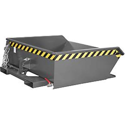 Spaanbak Bauer SMGU 460, olie- en waterdicht gelast, 460l, grijs