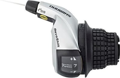 Shimano Tourney SL-RS45 Rechter Draaiversteller - 7-Speed - Revoshift - Inclusief Schakelkabel - Zwart/Zilver