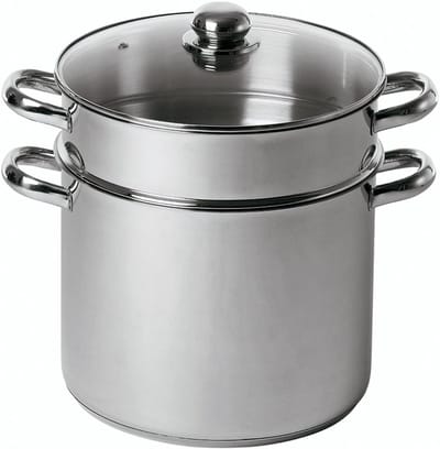 Couscous-pot 16 l - 30 cm voor Koken en Stomen