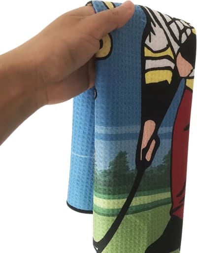 Bovista Golf Handdoek - Golfhanddoek - Golf Accessoires - Towel - Comfortabel - Grappige Tekst