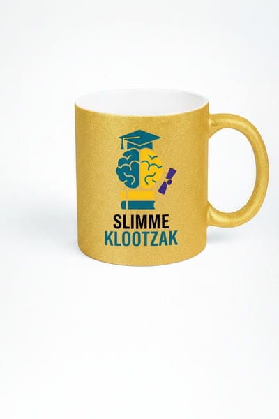 Slimme Klootzak Glitter Mok - Unieke Cadeau Ideeën