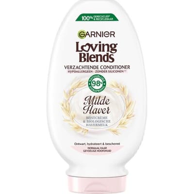 Garnier Loving Blends - Conditioner - Milde Haver - Normaal Haar en Gevoelige Hoofdhuid - 250 ml