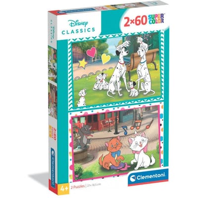 CLEMENTONI - 2x60 pieces - Disney Classic