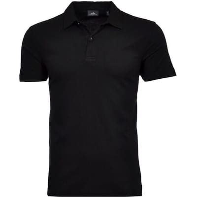 Ragman Polo Pima Cotton Uni Zwart / male