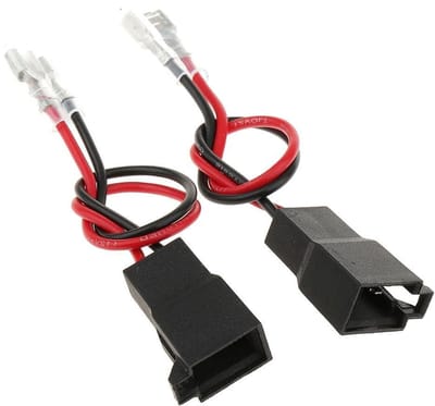 SnelShoppen - 2 Pcs DIN Speaker Adapter Kabel voor Auto - Geschikt voor Aftermarket Luidsprekers - Hoogwaardige Koper Kern voor Stabiliteit - Voor Dac