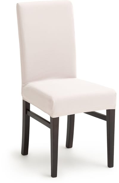 Belmarti® Stoelhoes Anza Ivoor (per 2 stuks) voor eetkamerstoelen met hoge rugleuning