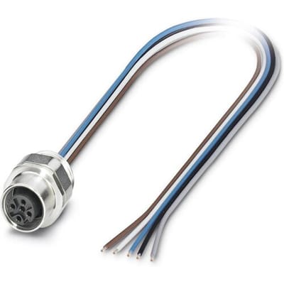 Phoenix Contact 1554652 Sensor/actuator inbouwconnector M12 Aantal polen (sensoren): 5 Bus, inbouw 0.50 m 1 stuk(s)