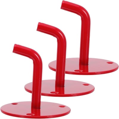 Brandblusser Houder - Muurbeugel Brandblusser - Brandveiligheid Thuis - Robuuste IJzeren Constructie - 6.80X6.50X6.50CM - Rood