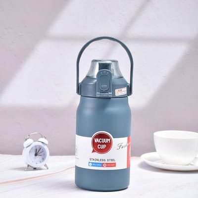 Tasse isotherme en acier inoxydable de grande capacité, haut niveau d'apparence, tasse à bec pour filles, tasse de sport portable en plein air 1000ml