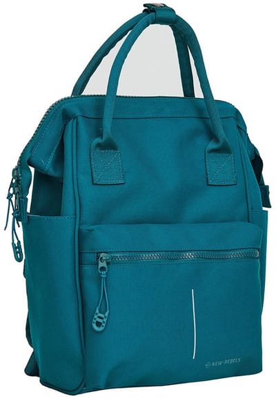 New Rebels Valor Weverly School / Werktas Rugzak – 9,5L Stevig 900D Polyester, 4 Compartimenten, Laptopvak 14”, Waterafstotend, Ocean Blue