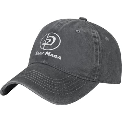 Casquette de Baseball Krav Maga Adulte Coton Profil Bas Lavée Chapeau Papa Décontracté Unisexe Can Be Adjusted