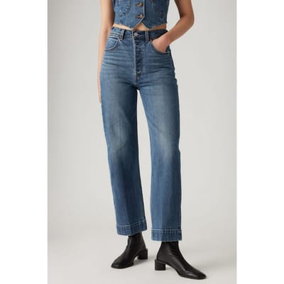 Straight Jeans Levis RIBCAGE STR ANK TAILORED