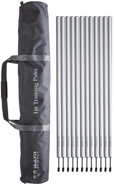 Slalompalen - Looptraining - PVC - 1 Meter - Met Spike