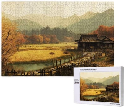 Legpuzzel Landschap - Hout Puzzel - Familie Entertainment - 4000 Stukjes - 147x105cm