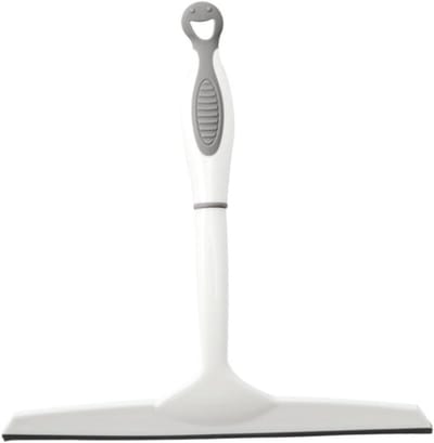 Douche Wiper - Schoonmaker Glas - Vlekken Verwijderen - Antislip Handvat - 26 cm Breed - Assorti