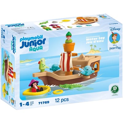 PLAYMOBIL JUNIOR & Disney: Peter Pans spetterend piratenschip 71769